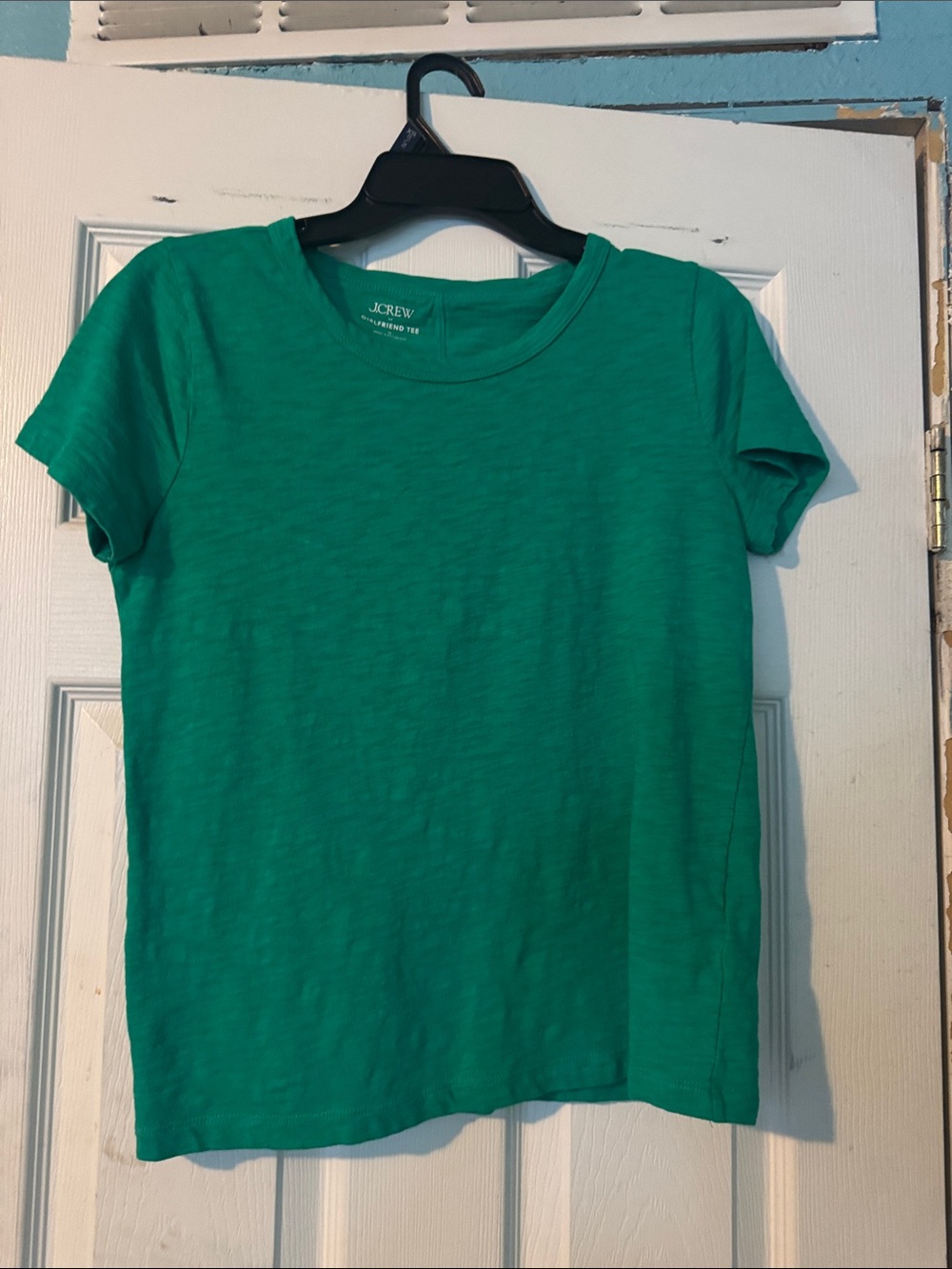 J. Crew Short Sleeve Crewneck Tee in Green